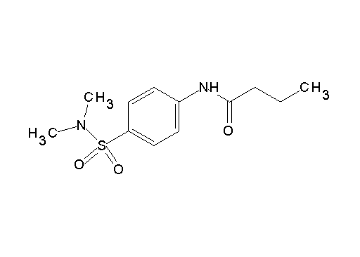 N-{4-[(dimethylamino)sulfonyl]phenyl}butanamide