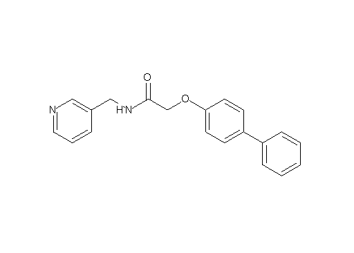 2-(4-biphenylyloxy)-N-(3-pyridinylmethyl)acetamide - Click Image to Close