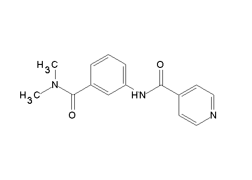 N-{3-[(dimethylamino)carbonyl]phenyl}isonicotinamide