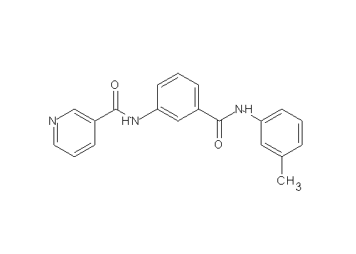N-(3-{[(3-methylphenyl)amino]carbonyl}phenyl)nicotinamide