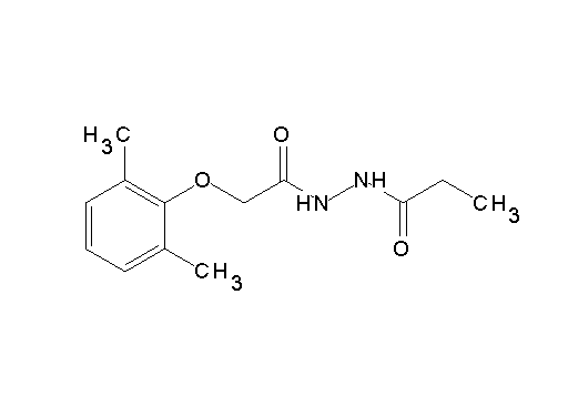 N'-[2-(2,6-dimethylphenoxy)acetyl]propanohydrazide