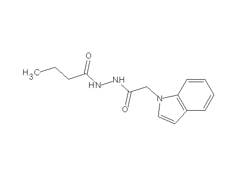 N'-[2-(1H-indol-1-yl)acetyl]butanohydrazide