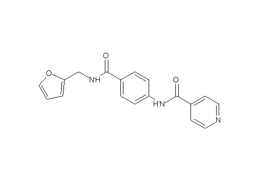 N-(4-{[(2-furylmethyl)amino]carbonyl}phenyl)isonicotinamide