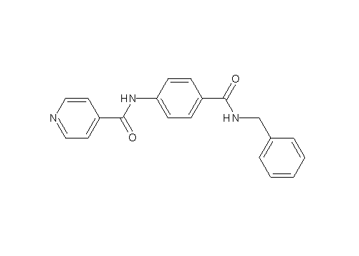 N-{4-[(benzylamino)carbonyl]phenyl}isonicotinamide