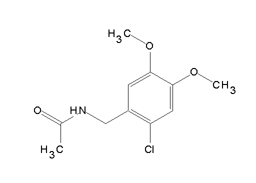 N-(2-chloro-4,5-dimethoxybenzyl)acetamide