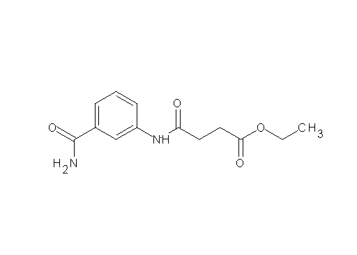 ethyl 4-{[3-(aminocarbonyl)phenyl]amino}-4-oxobutanoate