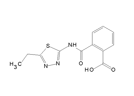 2-{[(5-ethyl-1,3,4-thiadiazol-2-yl)amino]carbonyl}benzoic acid