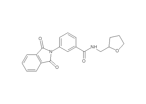 3-(1,3-dioxo-1,3-dihydro-2H-isoindol-2-yl)-N-(tetrahydro-2-furanylmethyl)benzamide