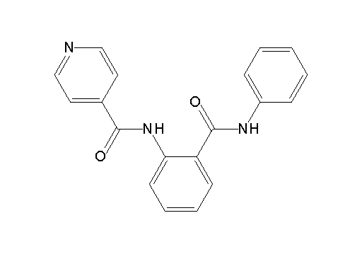 N-[2-(anilinocarbonyl)phenyl]isonicotinamide