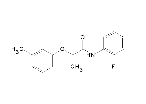 N-(2-fluorophenyl)-2-(3-methylphenoxy)propanamide