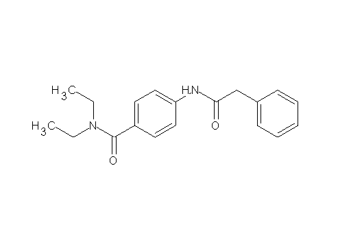 N,N-diethyl-4-[(phenylacetyl)amino]benzamide