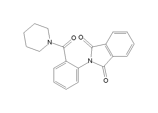 2-[2-(1-piperidinylcarbonyl)phenyl]-1H-isoindole-1,3(2H)-dione