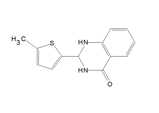 2-(5-methyl-2-thienyl)-2,3-dihydro-4(1H)-quinazolinone