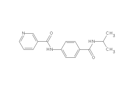 N-{4-[(isopropylamino)carbonyl]phenyl}nicotinamide