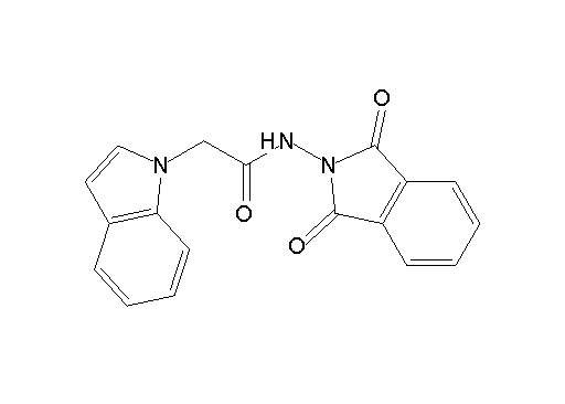 N-(1,3-dioxo-1,3-dihydro-2H-isoindol-2-yl)-2-(1H-indol-1-yl)acetamide