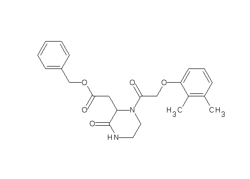 benzyl {1-[(2,3-dimethylphenoxy)acetyl]-3-oxo-2-piperazinyl}acetate
