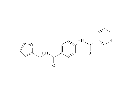 N-(4-{[(2-furylmethyl)amino]carbonyl}phenyl)nicotinamide