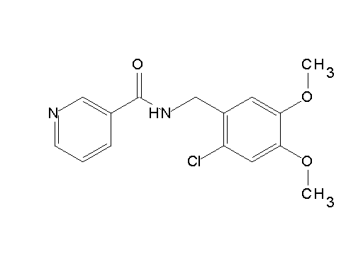 N-(2-chloro-4,5-dimethoxybenzyl)nicotinamide