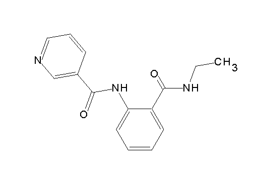 N-{2-[(ethylamino)carbonyl]phenyl}nicotinamide