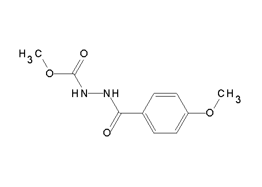 methyl 2-(4-methoxybenzoyl)hydrazinecarboxylate
