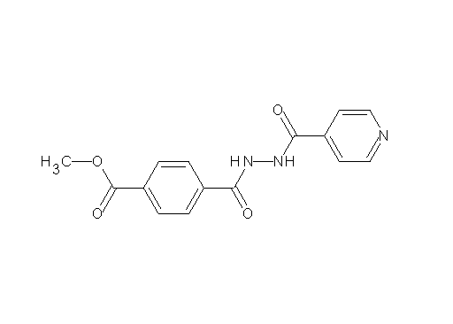 methyl 4-[(2-isonicotinoylhydrazino)carbonyl]benzoate