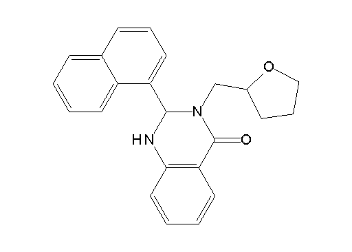 2-(1-naphthyl)-3-(tetrahydro-2-furanylmethyl)-2,3-dihydro-4(1H)-quinazolinone