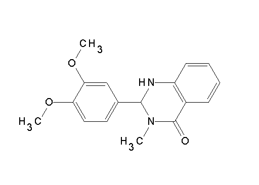 2-(3,4-dimethoxyphenyl)-3-methyl-2,3-dihydro-4(1H)-quinazolinone
