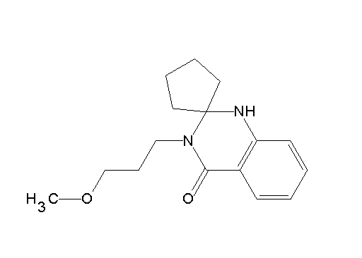 3'-(3-methoxypropyl)-1'H-spiro[cyclopentane-1,2'-quinazolin]-4'(3'H)-one