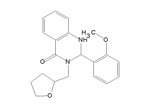 2-(2-methoxyphenyl)-3-(tetrahydro-2-furanylmethyl)-2,3-dihydro-4(1H)-quinazolinone