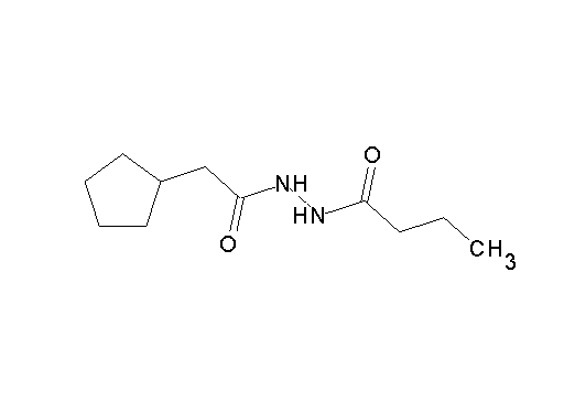 N'-(2-cyclopentylacetyl)butanohydrazide