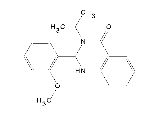 3-isopropyl-2-(2-methoxyphenyl)-2,3-dihydro-4(1H)-quinazolinone