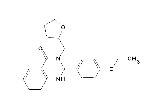 2-(4-ethoxyphenyl)-3-(tetrahydro-2-furanylmethyl)-2,3-dihydro-4(1H)-quinazolinone