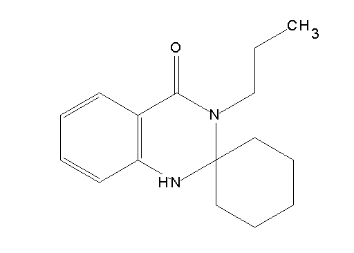 3'-propyl-1'H-spiro[cyclohexane-1,2'-quinazolin]-4'(3'H)-one - Click Image to Close