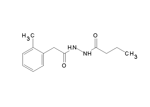 N'-[2-(2-methylphenyl)acetyl]butanohydrazide