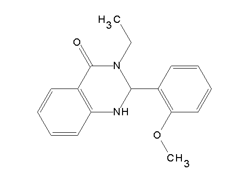 3-ethyl-2-(2-methoxyphenyl)-2,3-dihydro-4(1H)-quinazolinone - Click Image to Close