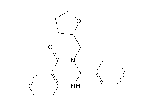 2-phenyl-3-(tetrahydro-2-furanylmethyl)-2,3-dihydro-4(1H)-quinazolinone