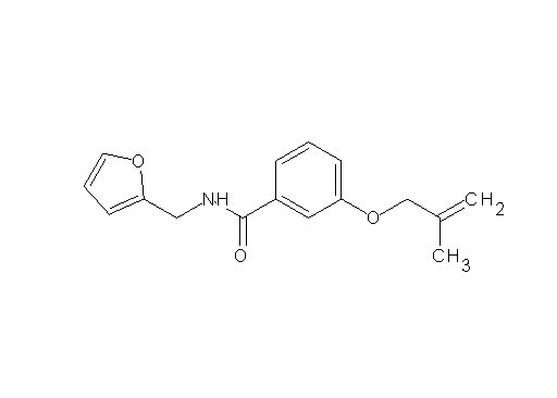 N-(2-furylmethyl)-3-[(2-methyl-2-propen-1-yl)oxy]benzamide