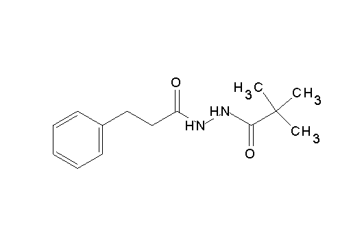 2,2-dimethyl-N'-(3-phenylpropanoyl)propanohydrazide