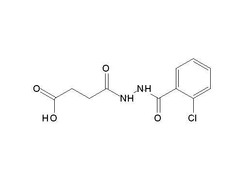 4-[2-(2-chlorobenzoyl)hydrazino]-4-oxobutanoic acid
