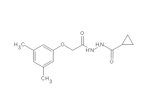 N'-[2-(3,5-dimethylphenoxy)acetyl]cyclopropanecarbohydrazide
