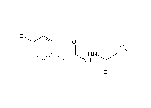 N'-[2-(4-chlorophenyl)acetyl]cyclopropanecarbohydrazide