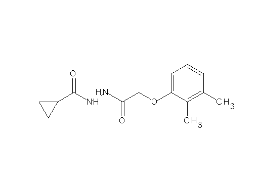 N'-[2-(2,3-dimethylphenoxy)acetyl]cyclopropanecarbohydrazide