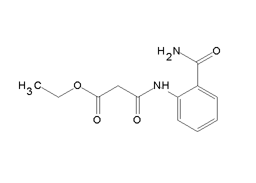 ethyl 3-{[2-(aminocarbonyl)phenyl]amino}-3-oxopropanoate