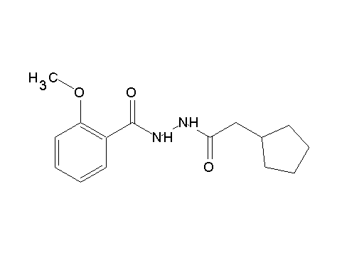N'-(cyclopentylacetyl)-2-methoxybenzohydrazide