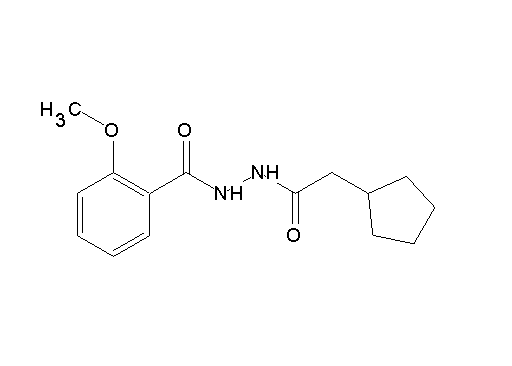 N'-(cyclopentylacetyl)-2-methoxybenzohydrazide - Click Image to Close