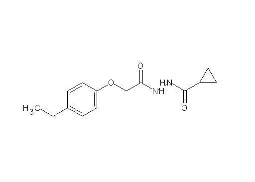 N'-[2-(4-ethylphenoxy)acetyl]cyclopropanecarbohydrazide