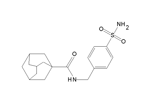 N-[4-(aminosulfonyl)benzyl]-1-adamantanecarboxamide