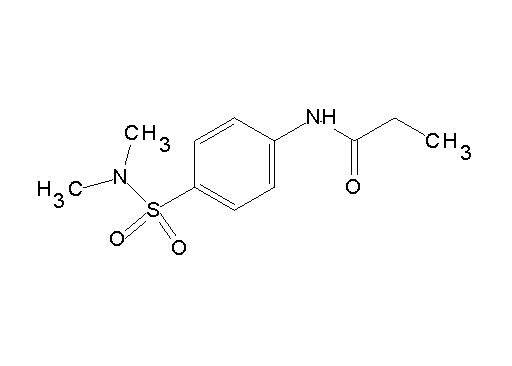 N-{4-[(dimethylamino)sulfonyl]phenyl}propanamide