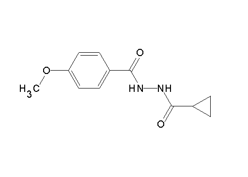 N'-(cyclopropylcarbonyl)-4-methoxybenzohydrazide