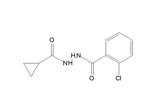 2-chloro-N'-(cyclopropylcarbonyl)benzohydrazide